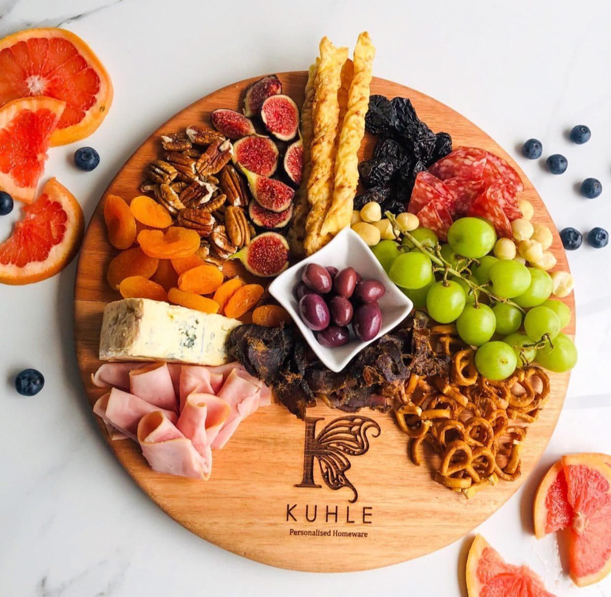 The Nkosazana Board styled as a charcuterie platter